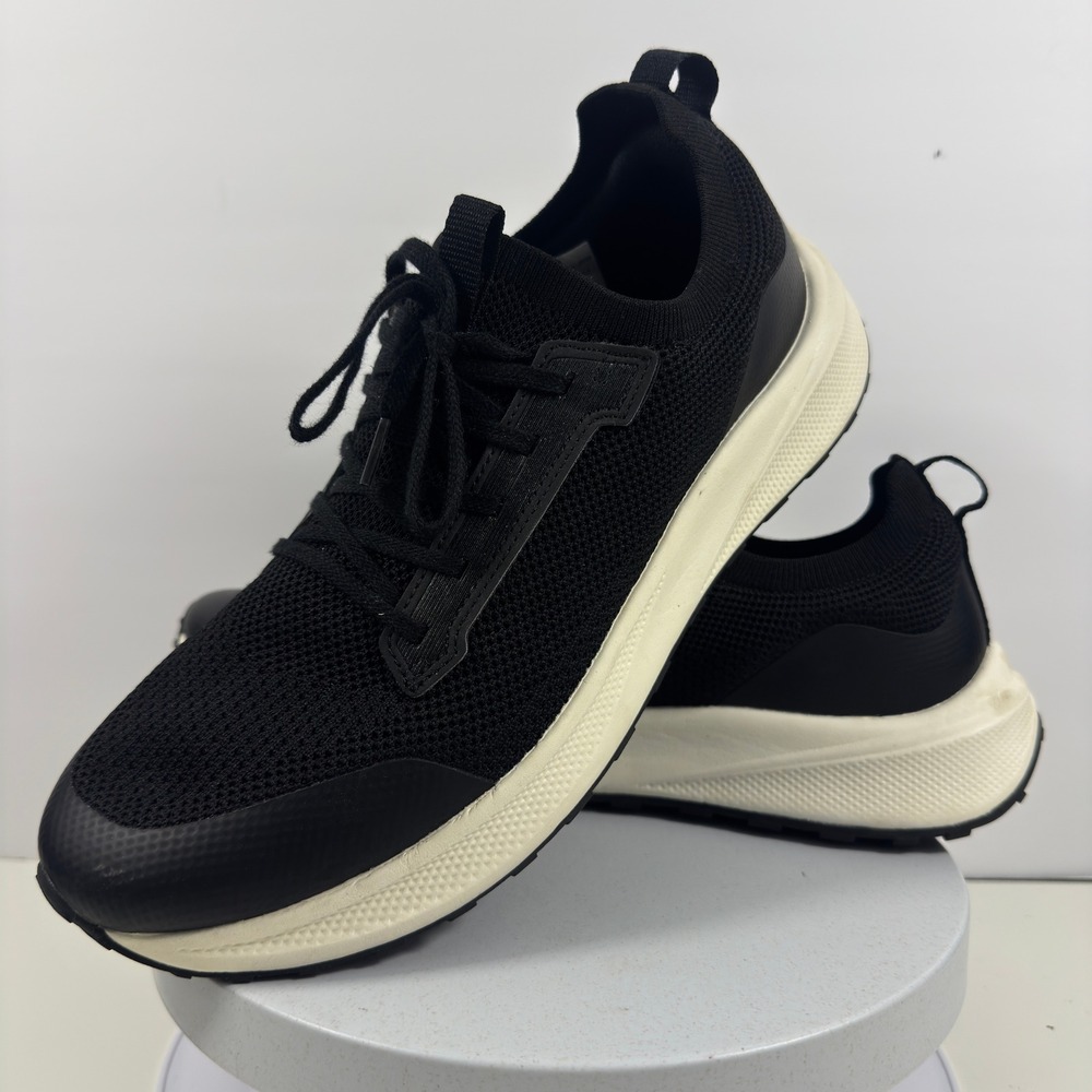 Goodfellow Mens Sneakers Black Knit Lightweight Comfort Casual Shoes 10.5